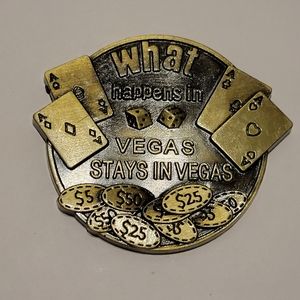 Las Vegas Metal Ref Magnet